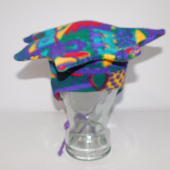 VTG Merkley Headgear Multicolour Fleece Jester Winter Snowboarding Ski Hat S - Picture 10 of 16